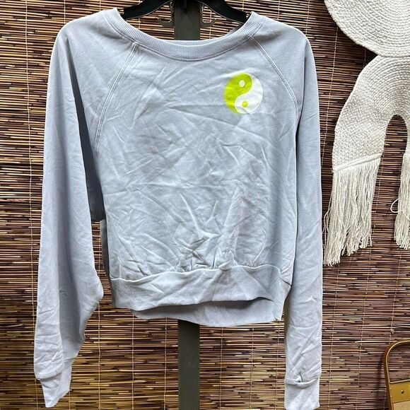 Rebellious One Juniors' Yin Yang Front/Back Graphic Sweatshirt - Picture 3 of 3